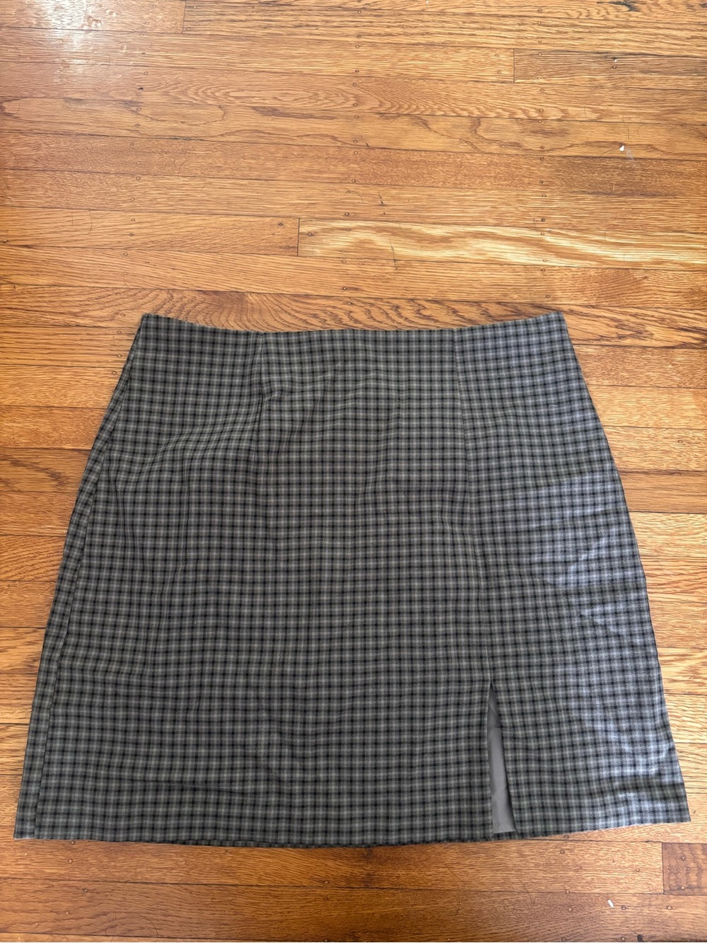 Oak + Fort Plaid Mini Skirt